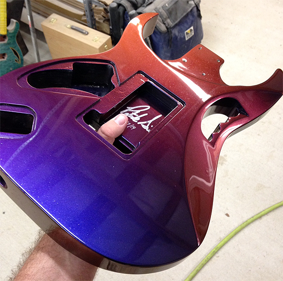 Kameleon Guitar Paint Jobs Ibanez JEM Bodies Sims Guitar Refinishing